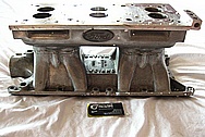 Vintake Weiand Tunnel Ram Aluminum Intake Manifold BEFORE Chrome-Like Metal Polishing and Buffing Services