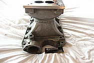 Vintake Weiand Tunnel Ram Aluminum Intake Manifold BEFORE Chrome-Like Metal Polishing and Buffing Services