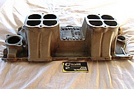 Weiand 350 Chevrolet 1940 Coupe Aluminum V8 Intake Manifold BEFORE Chrome-Like Metal Polishing and Buffing Services