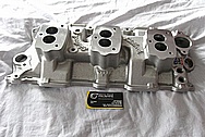 V8 Aluminum Intake Manifold BEFORE Chrome-Like Metal Polishing and Buffing Services