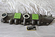 Eddie Meyer Hollywood Aluminum Intake Manifold BEFORE Chrome-Like Metal Polishing and Buffing Services