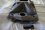 Aluminum V8 Intake Manifold BEFORE Chrome-Like Metal Polishing and Buffing Services Plus Painting Services