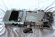 Aluminum Blower Intake Manifold BEFORE Chrome-Like Metal Polishing and Buffing Services / Restoration Services 