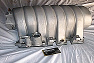 Dodge Hemi / Challenger Aluminum Intake Manifold BEFORE Chrome-Like Metal Polishing and Buffing Services / Restoration Services 