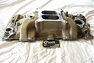 Edelbrock Performer RPM Aluminum Intake Manifold BEFORE Chrome-Like Metal Polishing and Buffing Services / Restoration Services 