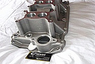 Z3X2 SBC Aluminum Intake Manifold BEFORE Chrome-Like Metal Polishing and Buffing Services / Restoration Services