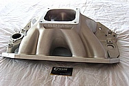 Aluminum Intake Manifold BEFORE Chrome-Like Metal Polishing and Buffing Services / Restoration Services