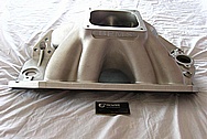 Aluminum Intake Manifold BEFORE Chrome-Like Metal Polishing and Buffing Services / Restoration Services