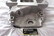 Weiand Aluminum Blower Intake Manifold BEFORE Chrome-Like Metal Polishing and Buffing Services / Restoration Services