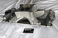 Weiand Team G Aluminum Intake Manifold BEFORE Chrome-Like Metal Polishing and Buffing Services / Restoration Services