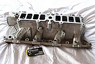 Ford Mustang Edelbrock Upper and Lower Aluminum Intake Manifold BEFORE Chrome-Like Metal Polishing and Buffing Services / Restoration Services