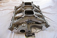 V8 Aluminum Intake Manifold BEFORE Chrome-Like Metal Polishing and Buffing Services