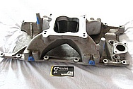 Mopar M-1 Airgap Aluminum Intake Manifold BEFORE Chrome-Like Metal Polishing and Buffing Services / Restoration Services