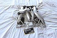 Mazda RX7 Aluminum Upper and Lower Intake Manifold BEFORE Chrome-Like Metal Polishing and Buffing Services / Restoration Services 