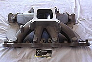 Trick Flow Aluminum V8 Intake Manifold BEFORE Chrome-Like Metal Polishing and Buffing Services / Restoration Services 