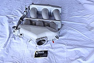 Nissan GTR Aluminum Intake Manifold BEFORE Chrome-Like Metal Polishing and Buffing Services / Restoration Services 
