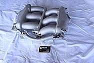 Nissan GTR Aluminum Intake Manifold BEFORE Chrome-Like Metal Polishing and Buffing Services / Restoration Services 