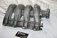 Aluminum 4 Cylinder Intake Manifold BEFORE Chrome-Like Metal Polishing and Buffing Services / Restoration Services 