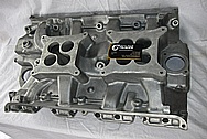 Aluminum V8 Intake Manifold BEFORE Chrome-Like Metal Polishing and Buffing Services / Restoration Services