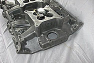 Aluminum V8 Intake Manifold BEFORE Chrome-Like Metal Polishing and Buffing Services / Restoration Services