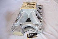 Small Block Ford World Products V8 Aluminum Intake Manifold BEFORE Chrome-Like Metal Polishing and Buffing Services