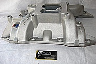 Edelbrock Performer RPM Aluminum Intake Manifold BEFORE Chrome-Like Metal Polishing and Buffing Services / Restoration Services