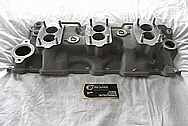 Offenhauser Three Deuce Aluminum Intake Manifold BEFORE Chrome-Like Metal Polishing and Buffing Services / Restoration Services