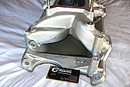 Edelbrock RPM Air Gap Aluminum Intake Manifold BEFORE Chrome-Like Metal Polishing and Buffing Services / Restoration Services