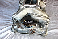 Edelbrock RPM Air Gap Aluminum Intake Manifold BEFORE Chrome-Like Metal Polishing and Buffing Services / Restoration Services