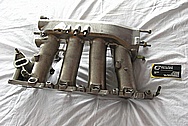 2002 Honda S2000 Aluminum Intake Manifold BEFORE Chrome-Like Metal Polishing and Buffing Services / Restoration Services