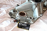 Edelbrock Torker 2-0 Aluminum V8 Intake Manifold BEFORE Chrome-Like Metal Polishing and Buffing Services / Resoration Services