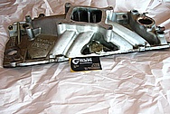 Edelbrock Torker 2-0 Aluminum V8 Intake Manifold BEFORE Chrome-Like Metal Polishing and Buffing Services / Resoration Services