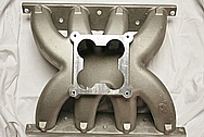 Pontiac V8 Aluminum Intake Manifold BEFORE Chrome-Like Metal Polishing and Buffing Services