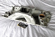 Rough Cast Aluminum V8 Intake Manifold BEFORE Chrome-Like Metal Polishing and Buffing Services / Resoration Services