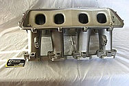 Holley Performance GM EFI Aluminum Intake Manifold BEFORE Chrome-Like Metal Polishing and Buffing Services / Restoration Services