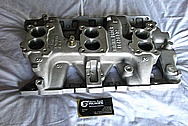 1966 Pontiac GTO Aluminum Tri Power Intake Manifold BEFORE Chrome-Like Metal Polishing and Buffing Services / Restoration Services