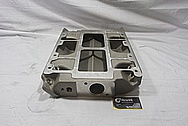 Weiand Aluminum Intake Manifold BEFORE Chrome-Like Metal Polishing and Buffing Services / Restoration Services