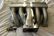 Ford Aluminum Intake Manifold BEFORE Chrome-Like Metal Polishing and Buffing Services / Restoration Services