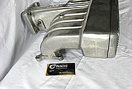 Ford Mustang Aluminum V8 Intake Manifold BEFORE Chrome-Like Metal Polishing and Buffing Services