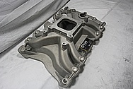 Rough Cast Aluminum V8 Intake Manifold BEFORE Chrome-Like Metal Polishing and Buffing Services / Restoration Services 