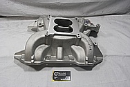 Edelbrock Performer RPM Aluminum V8 Intake Manifold BEFORE Chrome-Like Metal Polishing and Buffing Services / Restoration Services 