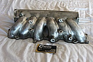 Toyota Supra 2JZ-GTE Aluminum Upper Intake Manifold AFTER Chrome-Like Metal Polishing and Buffing Services / Restoration Services