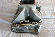 Brodix Aluminum Intake Manifold BEFORE Chrome-Like Metal Polishing and Buffing Services / Restoration Services