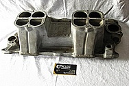 Weiand Aluminum Intake Manifold BEFORE Chrome-Like Metal Polishing and Buffing Services / Restoration Services