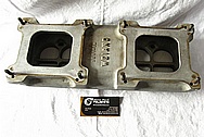 Weiand Aluminum Intake Manifold BEFORE Chrome-Like Metal Polishing and Buffing Services / Restoration Services