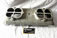 Weiand Aluminum Intake Manifold BEFORE Chrome-Like Metal Polishing and Buffing Services / Restoration Services