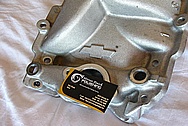 Chevy Aluminum Intake Manifold BEFORE Chrome-Like Metal Polishing and Buffing Services / Restoration Services