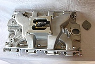 V8 Engine Aluminum Intake Manifold BEFORE Chrome-Like Metal Polishing and Buffing Services / Restoration Services