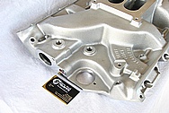 V8 Engine Aluminum Intake Manifold BEFORE Chrome-Like Metal Polishing and Buffing Services / Restoration Services