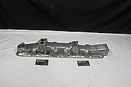 Aluminum Flathead Engine Intake Manifold BEFORE Chrome-Like Metal Polishing and Buffing Services / Restoration Services 